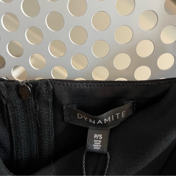 Dynamite Bustier-style Crop Top Size Small Black NWT - Picture 8 of 10